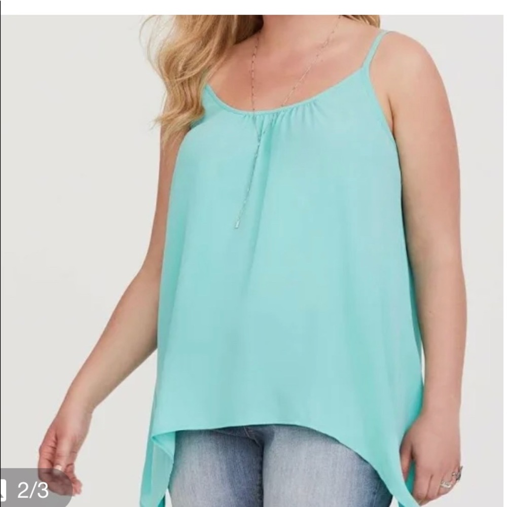 NWT Torrid GEORGETTE SHARKBITE SWING CAMI